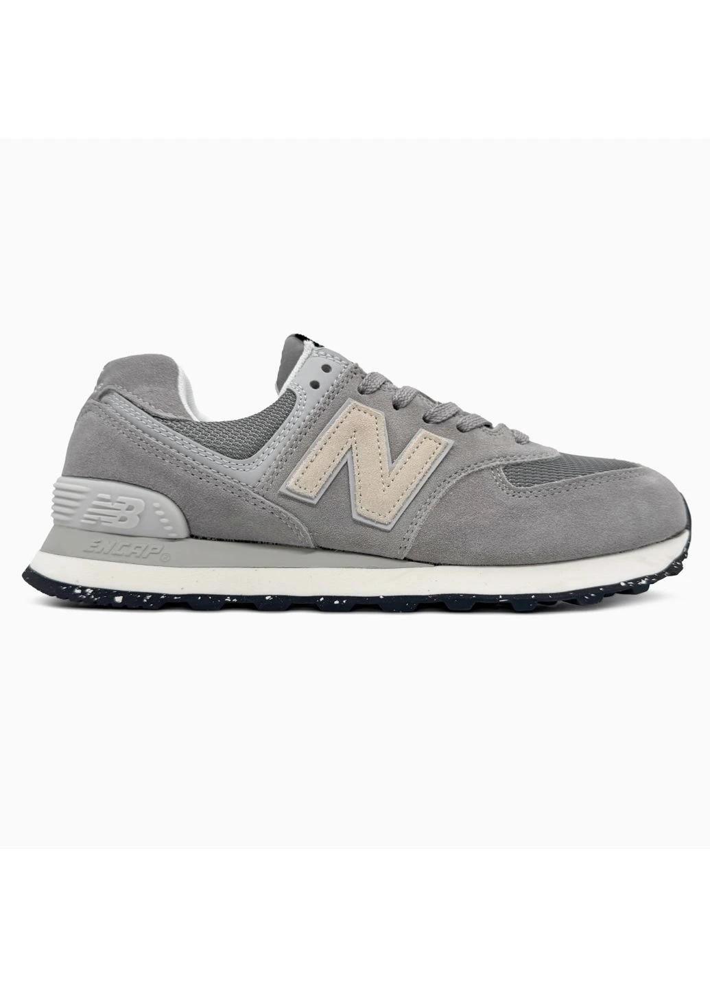 Сірі кросівки чоловічі new balance 574 grey нью беланс 574 сірі демісезон No Brand