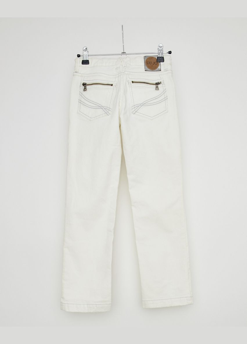 Белые демисезонные джинси Liu Jo