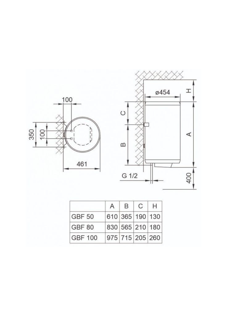 Бойлер (m457022) Tiki GBF 80/UA (369025935)