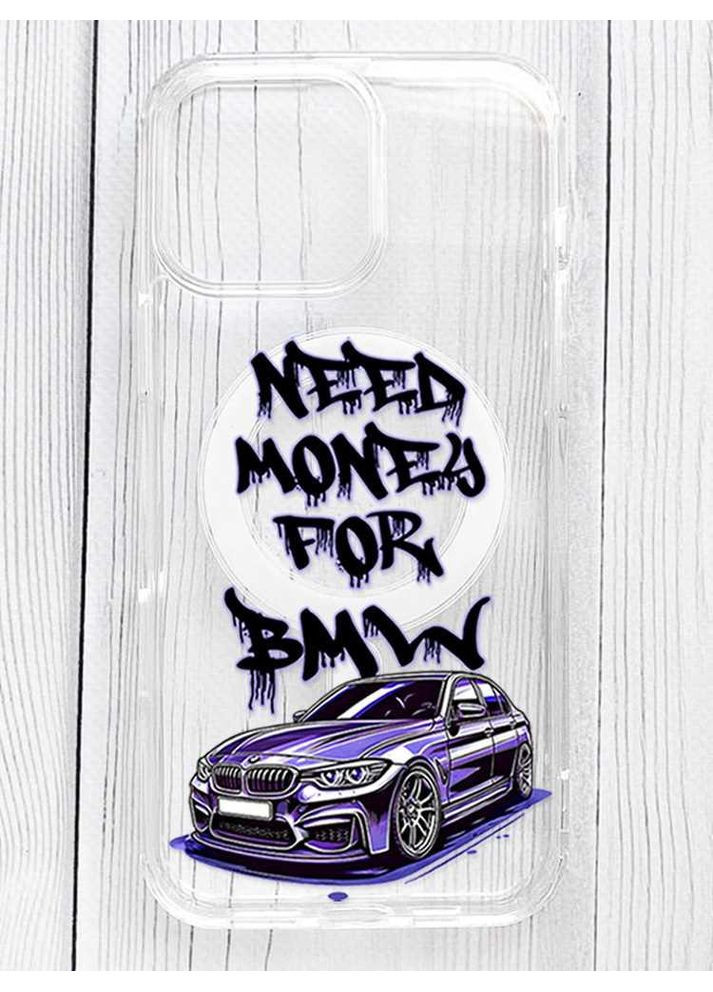 Магнітний чохол на iPhone 16 Pro Max із підтримкою MagSafe Хочу БМВ (принт 386) Silicone Case (356125512)