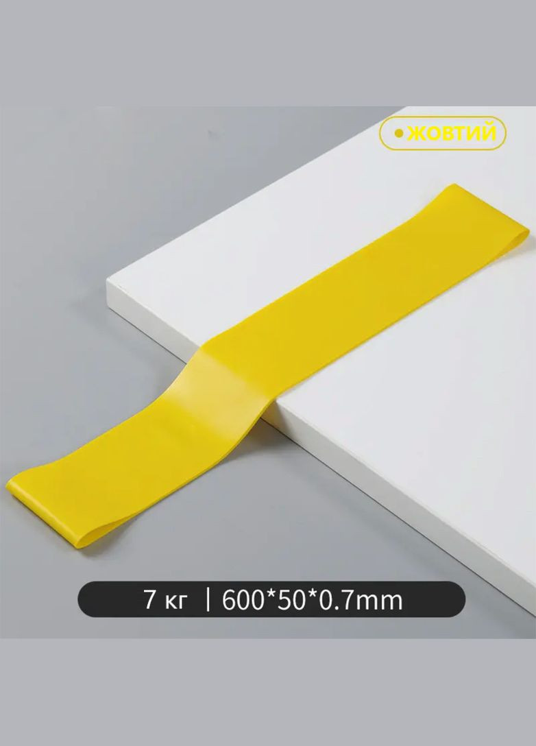 Набор резинок петель разной нагрузки для фитнеса 5шт с чехлом No Brand (332190195)