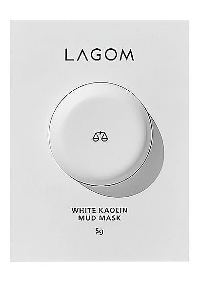 Глиняна маска (пробник) White Kaolin Mud Mask 5g (1528208-42051227) LAGOM (368660031)