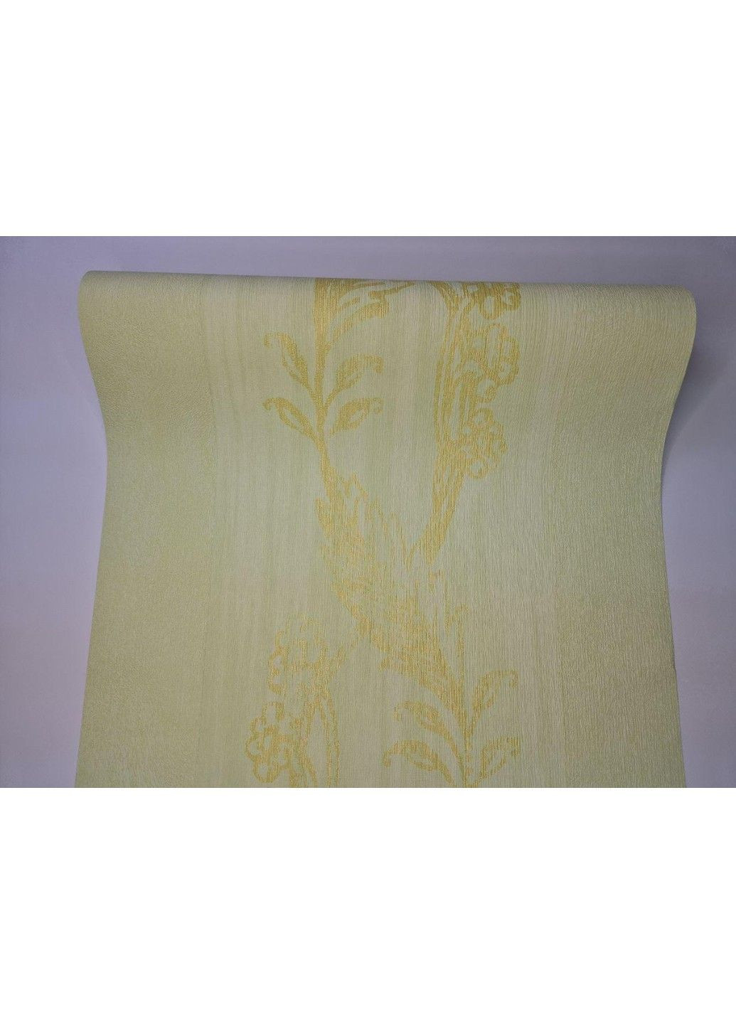 Шпалери вінілові 10 × 0.53 м 79329, салатові з орнаментом для вітальні, спальні, коридору, кухні MARBURG (340275641)