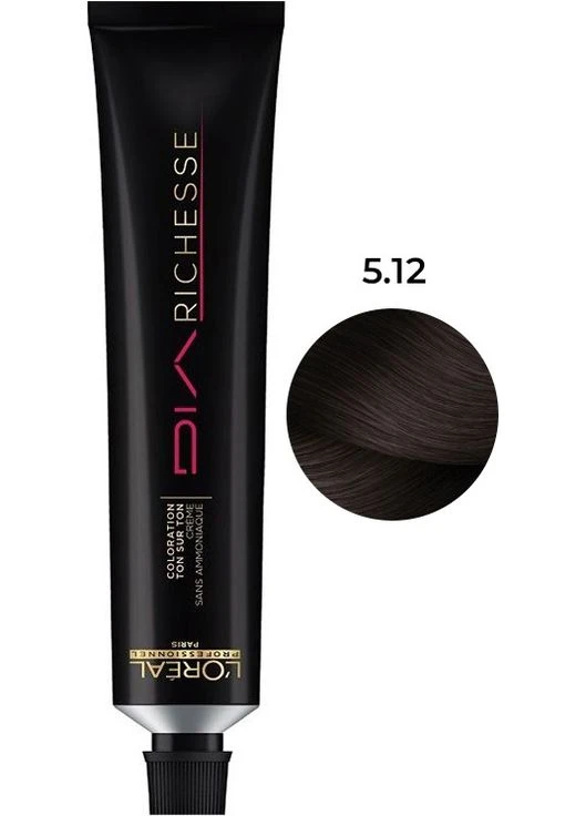 Крем-краска для волос DIA Richesse №5.12 Paris, 50 мл L'Oreal Professionnel (356177274)