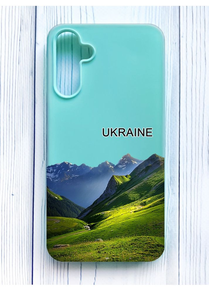 Матовый чехол на Samsung Galaxy A15 (A155) Карпаты Украина (принт 409) Creative (355394468)
