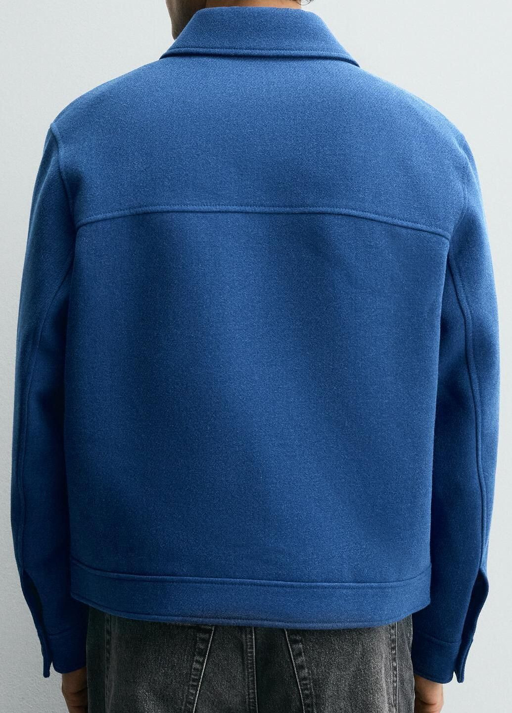 Синяя демисезонная куртка Zara