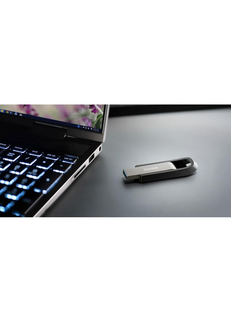 USB флеш накопичувач (SDCZ810128G-G46) SanDisk 128gb extreme go usb 3.2 (268141049)