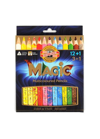 Карандаши цветные Magic 12+1 цвет 340801 Koh-I-Noor (281999491)