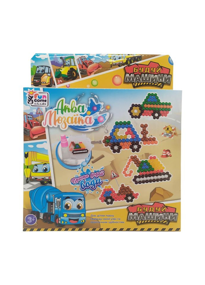 Набір для творчості Аква Мозаїка "Машини" 23248 Bambi (364130592)