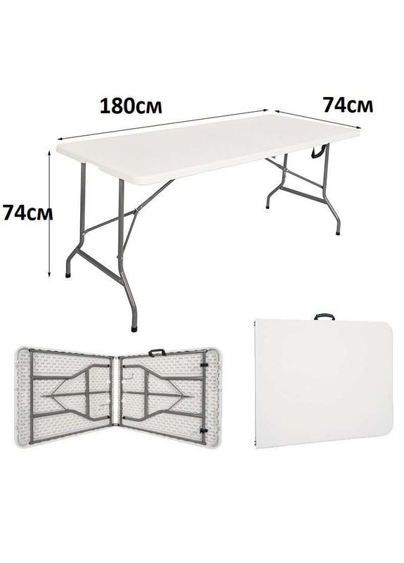 Набор садовой мебели для отдыха, туризма, кейтеринга и мероприятий - комплект: стол складной 180 см + 8 стульев. oldbro (331739873)