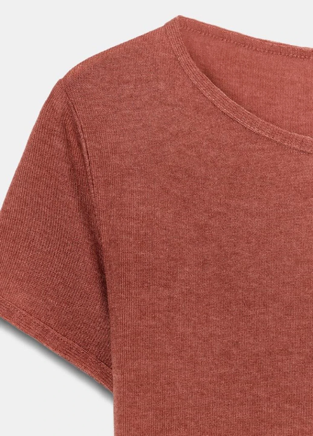 Оранжевое платье Zara однотонное