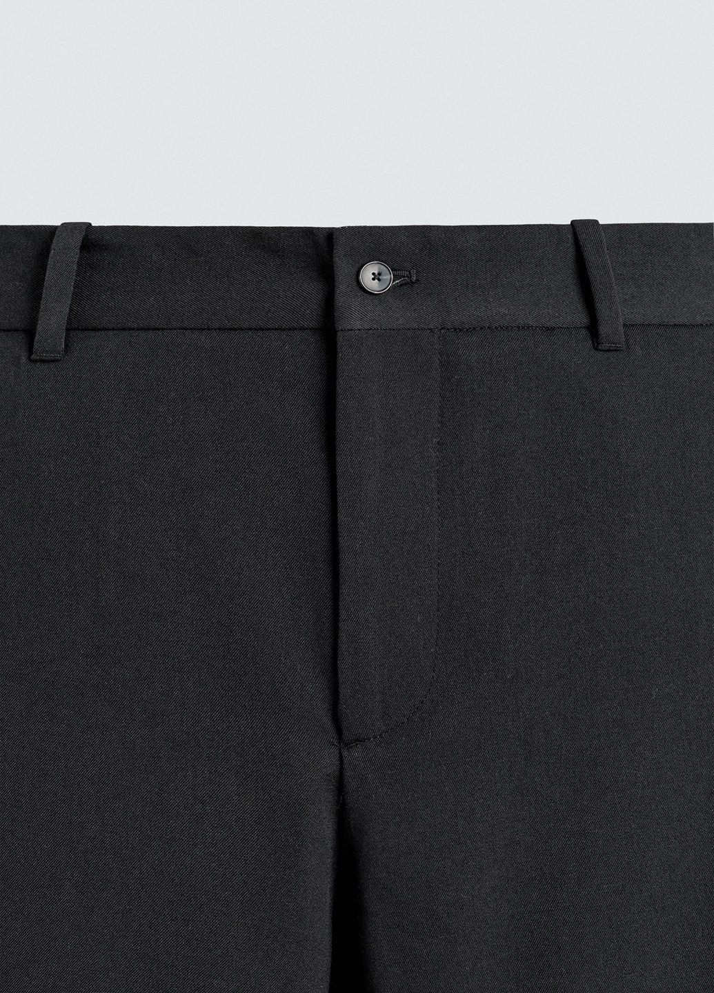 Темно-синие классические демисезонные брюки Zara