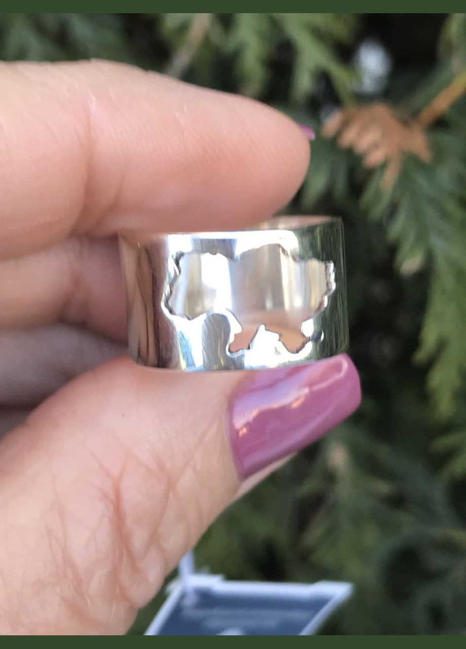 Кільце срібне Незалежність 2100687, розмір No Brand (316397751)