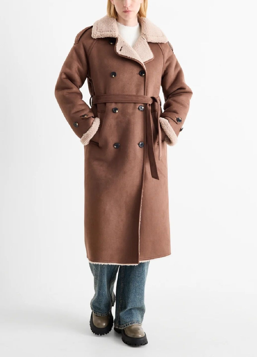 Коричневе зимнє Пальто C&A