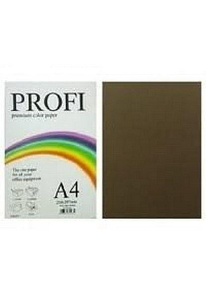 Папір кольоровий PROFI А4/80г (100л) Intense Chogolate №43А (темно-коричн) (1) No Brand (322498919)