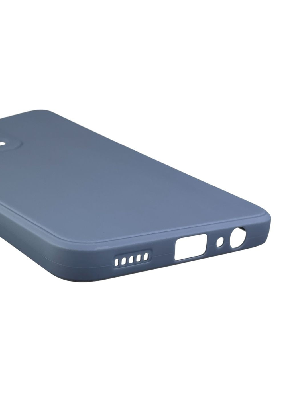 Чехол для Honor X7a с квадратными гранями с защитой камеры на хонор х7а голубой Huawei (366021829)