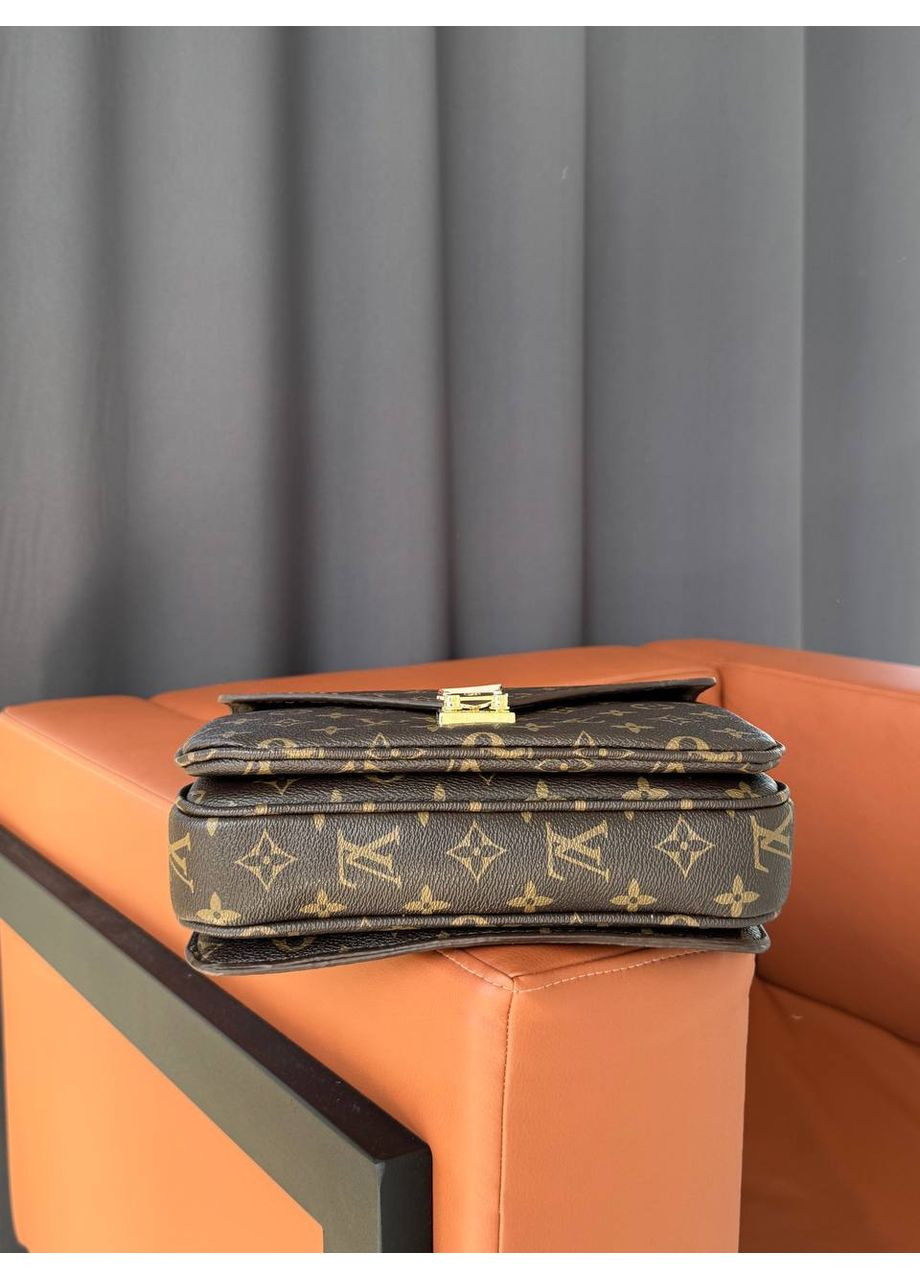 Сумка коричнева Louis Vuitton Pochette Metis Brown жіноча LV на плече Луї Вітон класична крос боді No Brand (361445021)