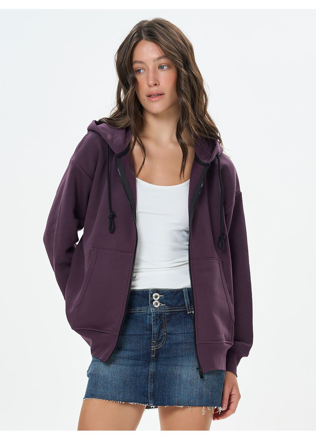 Худи на молнии женское утепленное нежно-желтого цвета ТМ РОЗА Роза (364229790)