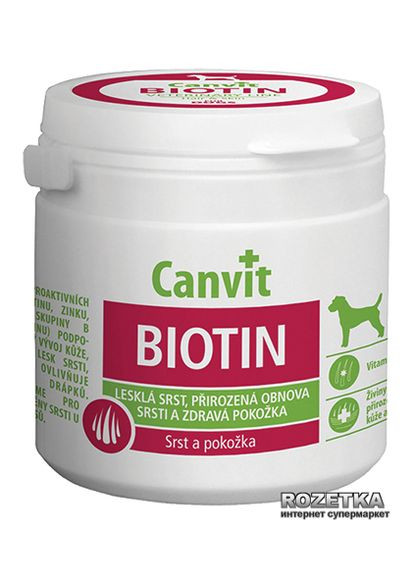 Вітаміно-мінеральний комплекс Biotin для собак таблетки 230 шт (can50714) Canvit (307794863)