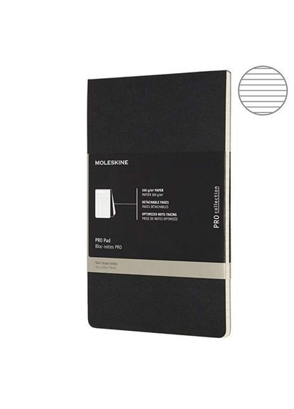 Записная книжка PRO Pad средняя черная PROPAD3BK Moleskine (317301209)