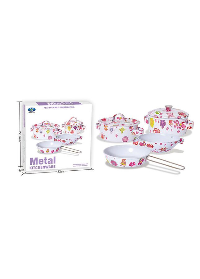 Дитячий набір посуду "Kitchenware" 620-B5(White) каструля, пательня Bambi (356108159)