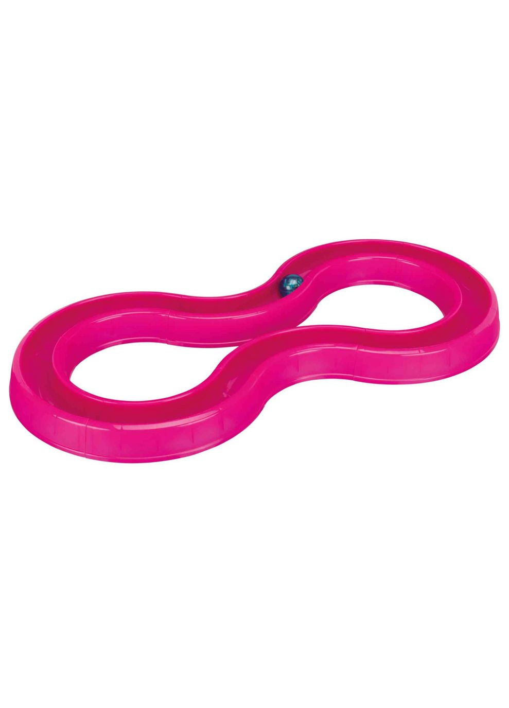 Змейка-восьмерка для кошки Ball Race со светящимся мячиком 65 x 31 см Розовая (4011905414133) Trixie (315717516)