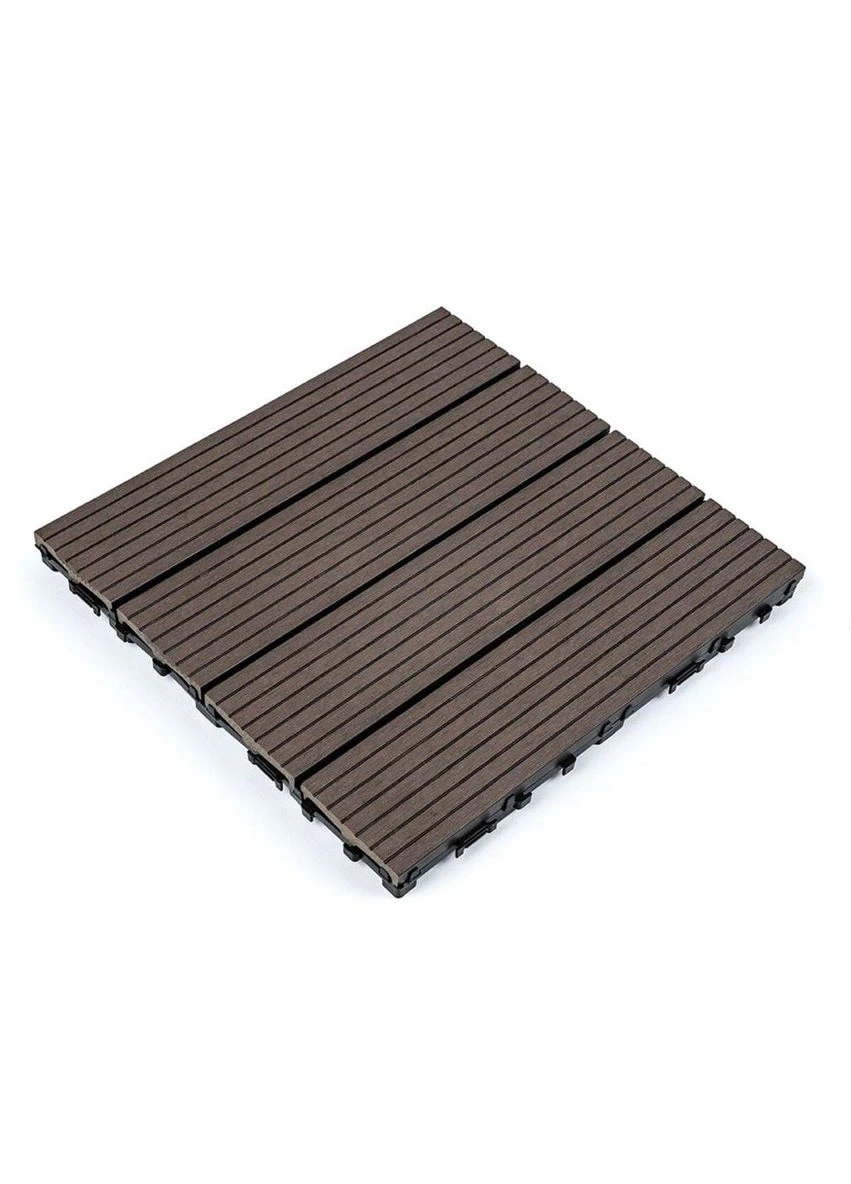 Композитная плитка WPC венге 30*30CM*2СM(D) 3DPanda-1709 Sticker Wall (323155006)