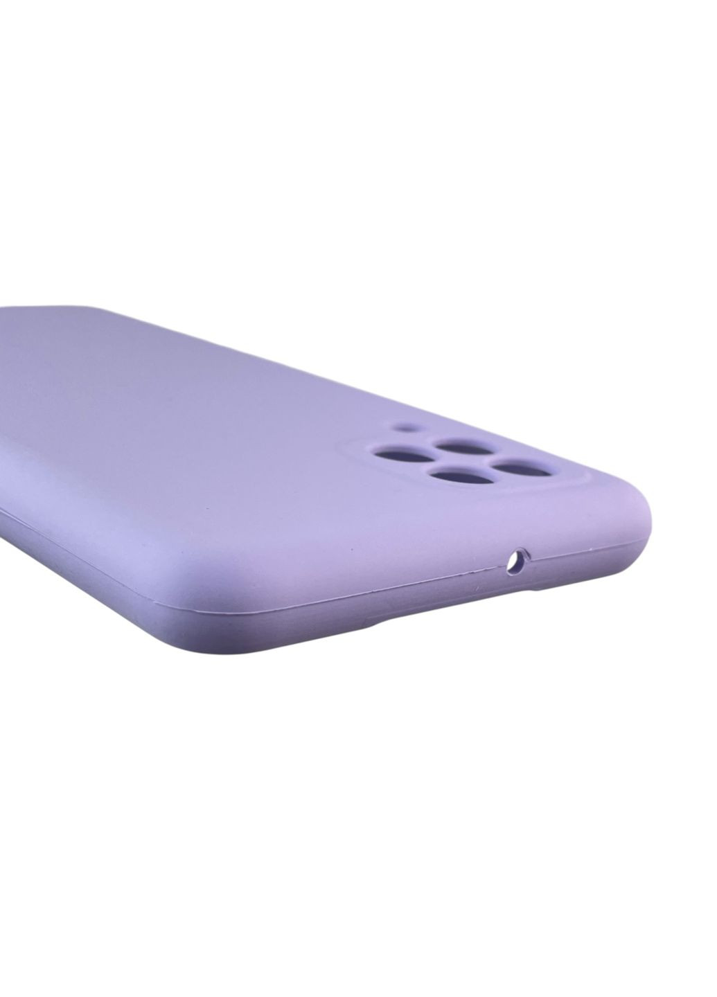 Чехол для Galaxy M32 4G (SM-M325F) силиконовый с микрофиброй нескользящий на самсунг м32 4г сиреневый Samsung (366387292)