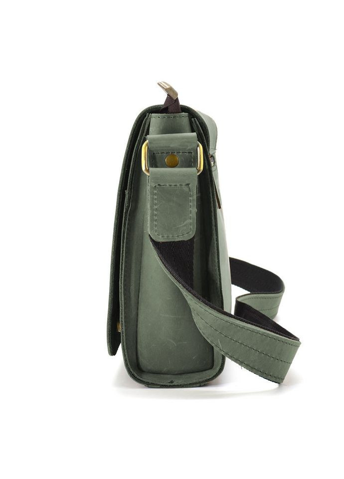 Мужская кожаная сумка через плечо RE30271-3md зеленая TARWA (300579226)