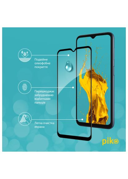 Стекло защитное (1283126579929) Piko Full Glue Samsung M14 Black (366481804)