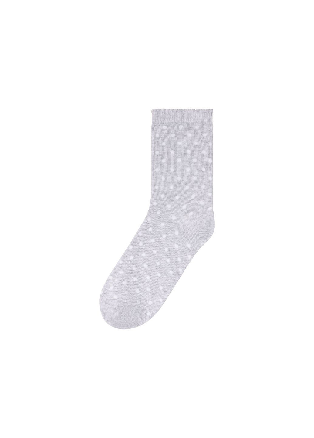 Шкарпетки високі для дівчинки 375126-1 сірий Pepperts (263428878)
