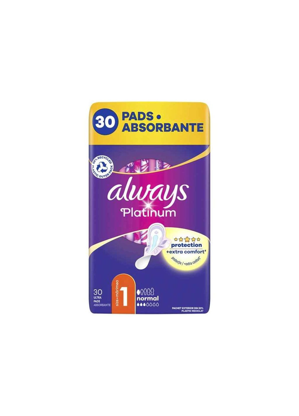 Прокладки гигиенические Дэнни 3к. 30шт Platinum Normal Quatro Always (354342628)