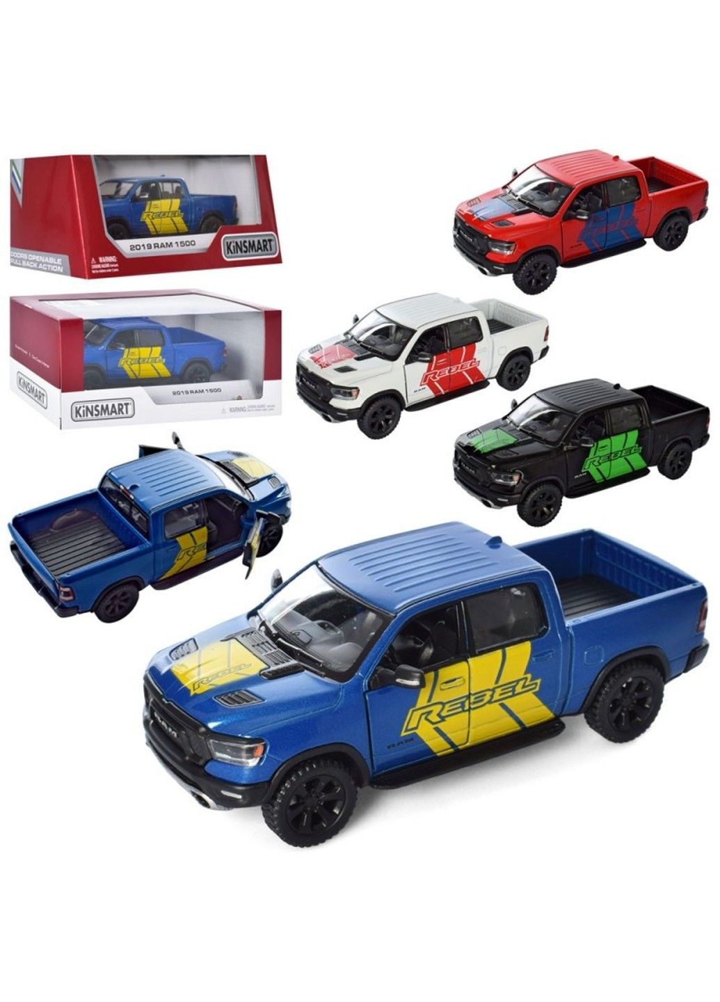 Машинка "Dodge RAM 1500 2019" Kinsmart (327092730)