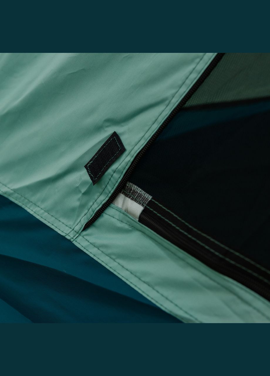 Палатка туристическая трехместная 235* 235* 155 см с тентом, синий LUGI (331768930)