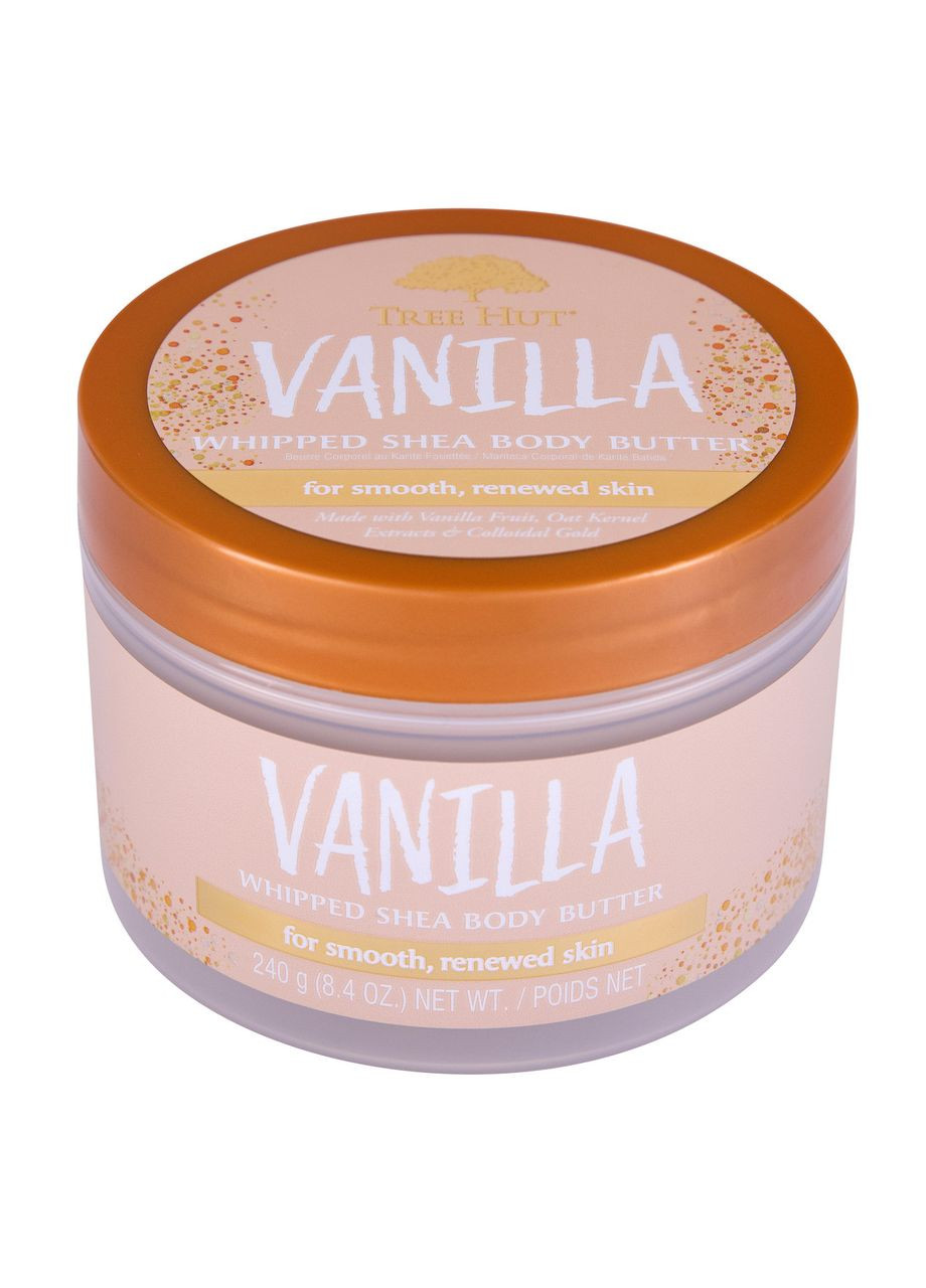 Tree Hut Баттер для тіла Vanilla Whipped Body Butter аромат ваніль, 240 грам — Крем, США (332200854)