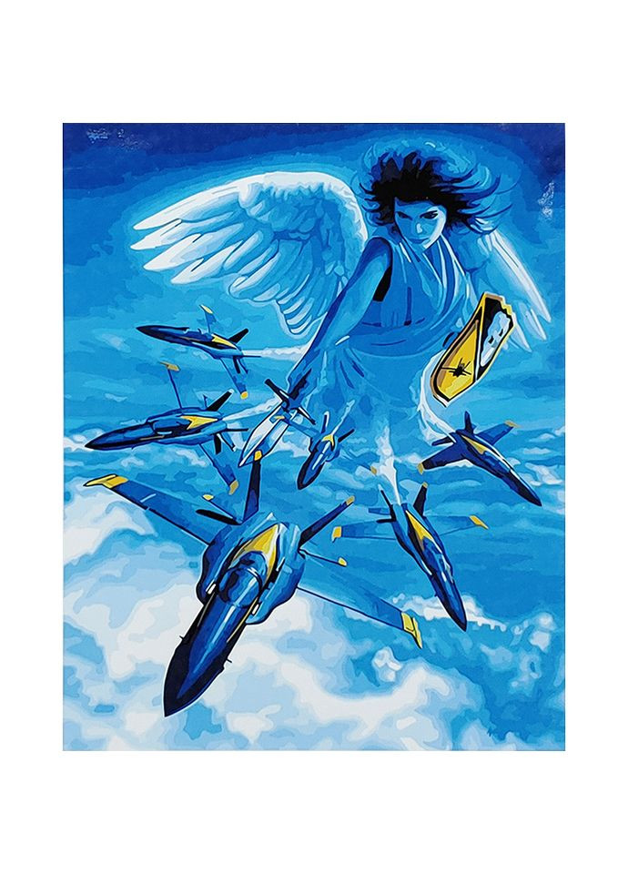 Картина за номерами для дорослих Ангел-охоронець України акрилова розвивальна см Strateg (362427134)