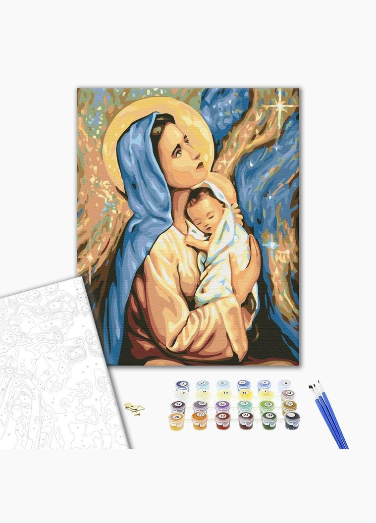 Картина за номерами Марія і Ісус 40 х 50 BS24165 Brushme (348359808)