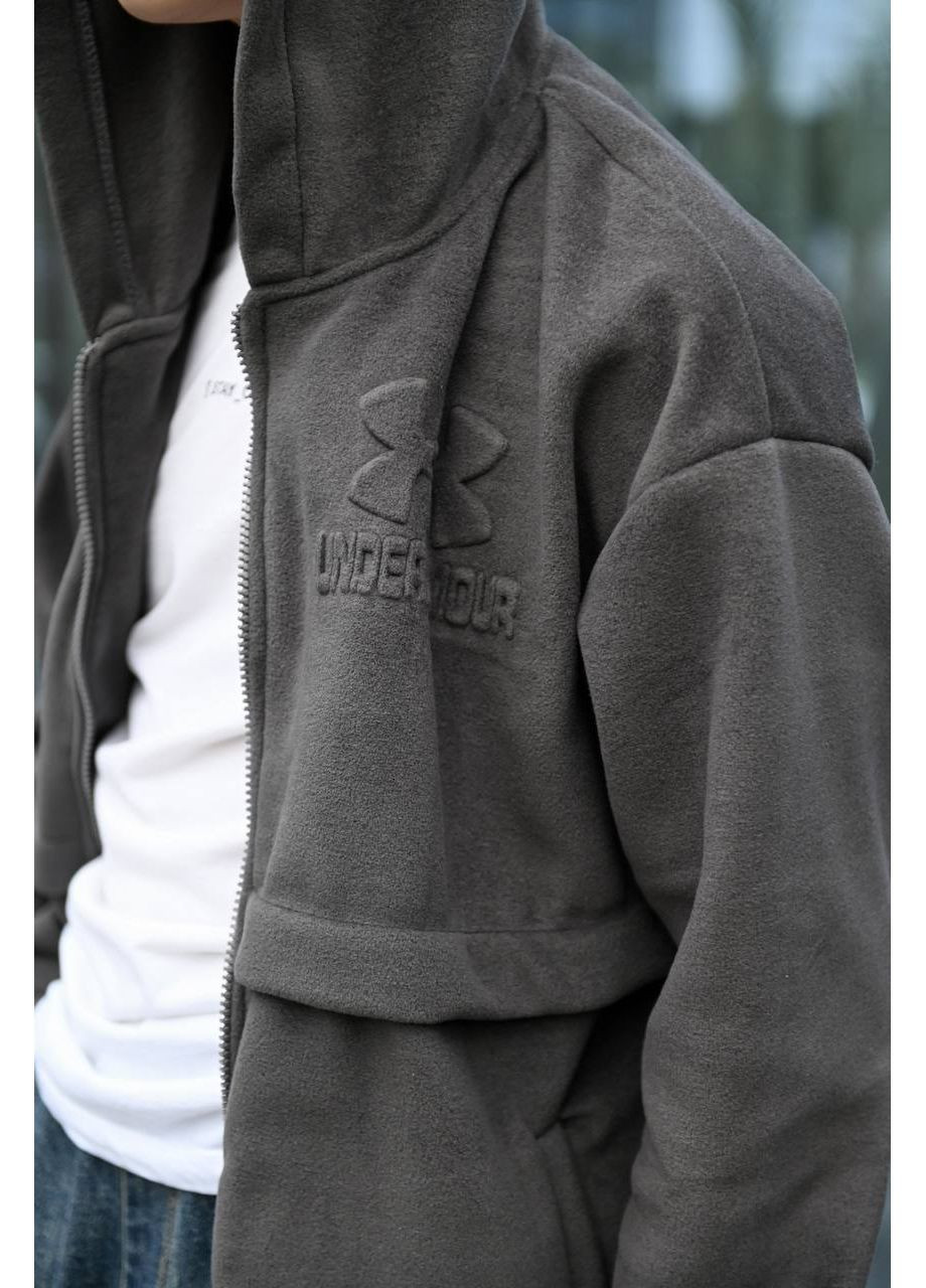 Флісова толстовка OVERSIZE — ЗАМІРИ В ОПИСІ GD/GL Модний простір (370601709)