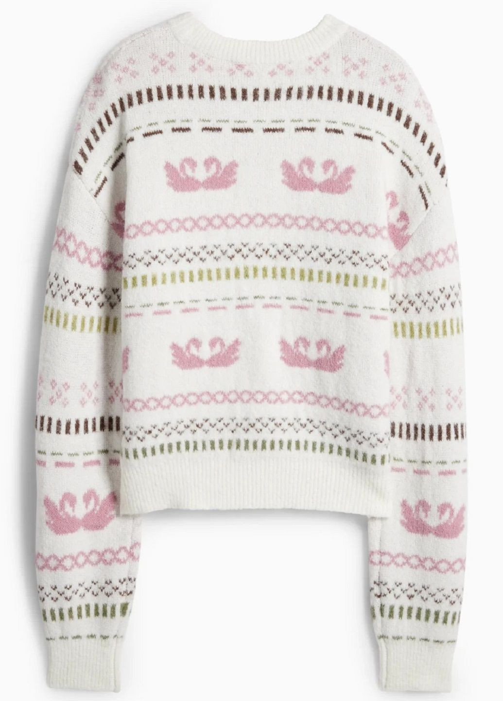 Білий зимовий светр C&A