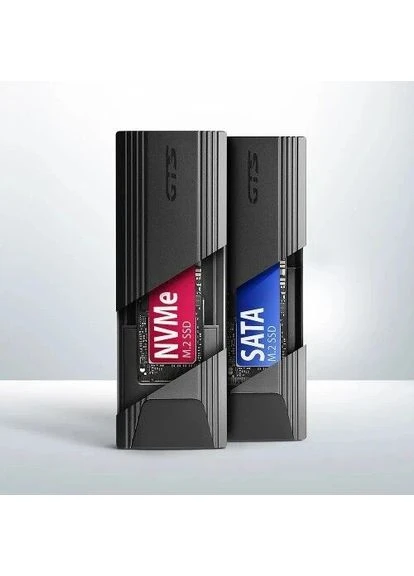 Кишеня зовнішня GTS, Grey, M.2, Type-C 3.2 Gen 2, 1xM.2 NVMe / SATA, формат 2230/2242/2260/2280, алюмінієвий корпус (EEM2-GTS2) Axagon (395343779)