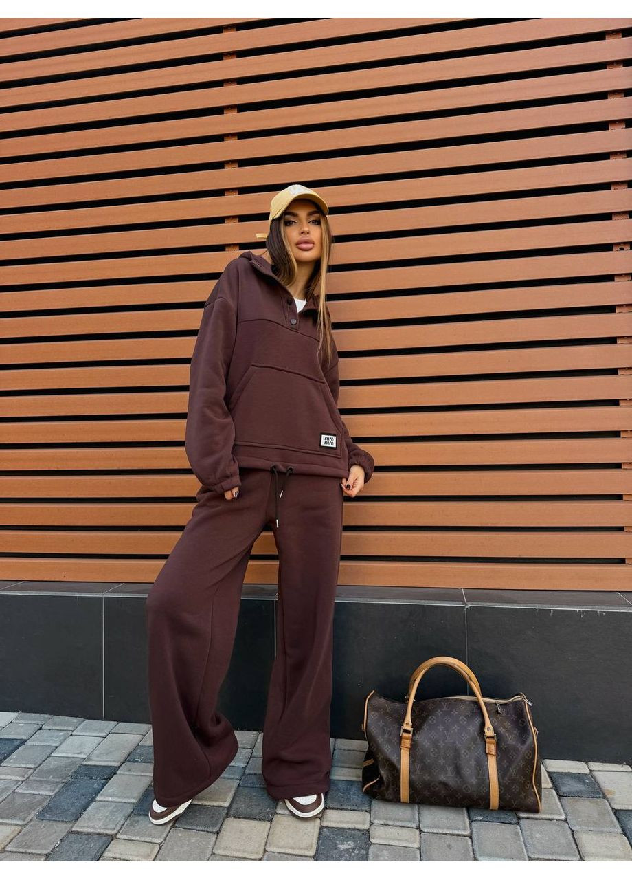 Костюм женский на флисе – стильный, теплый и невероятно удобный (замеры в описании) GD/GL Модний простір (370147274)