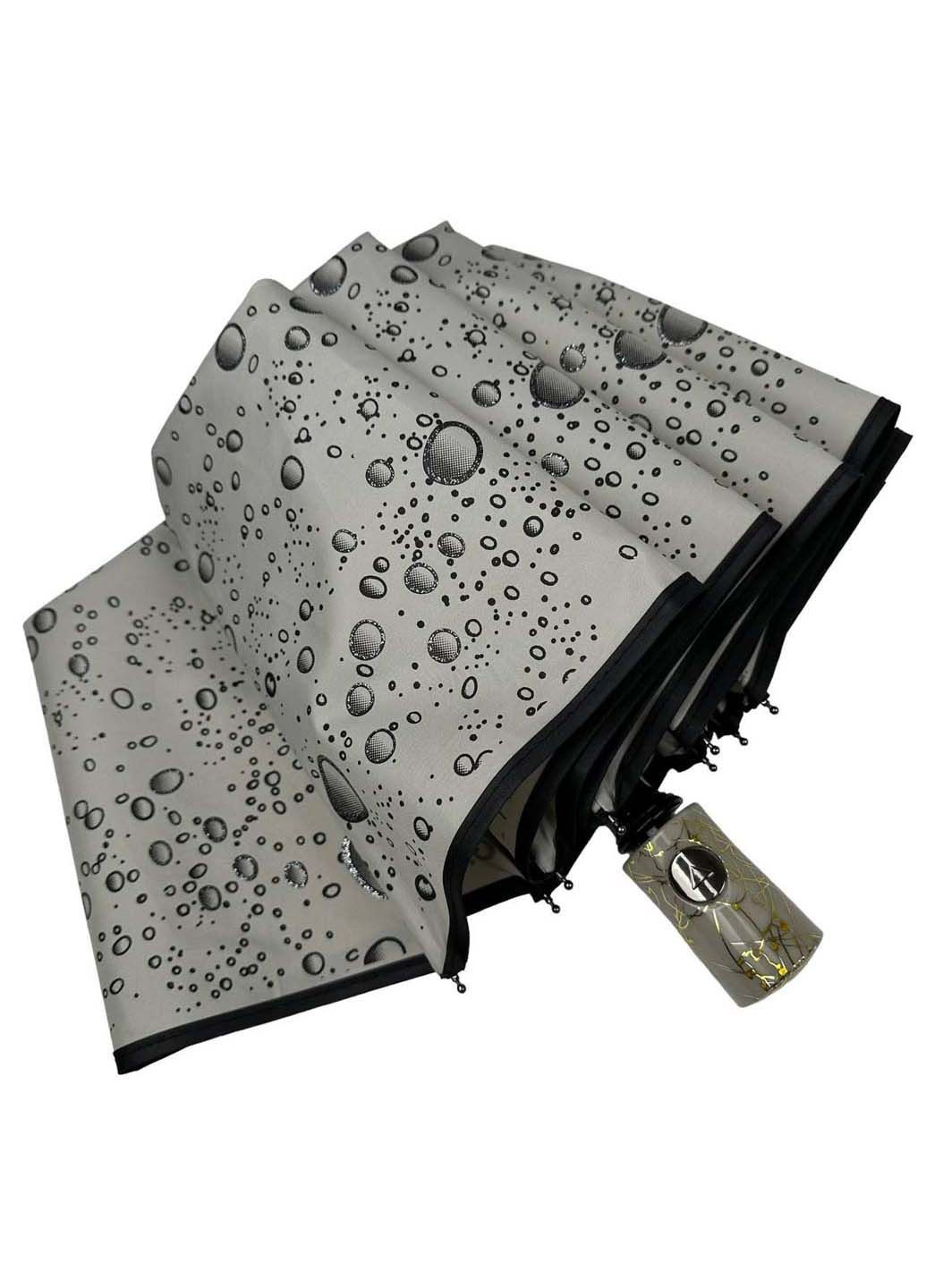 Женский зонт полуавтомат на 9 спиц антиветер Toprain (289977526)
