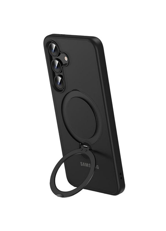 Чехол TPU+PC with MagSafe Colorful HQ Ring для Samsung Galaxy S25 Black No Brand (359476299)