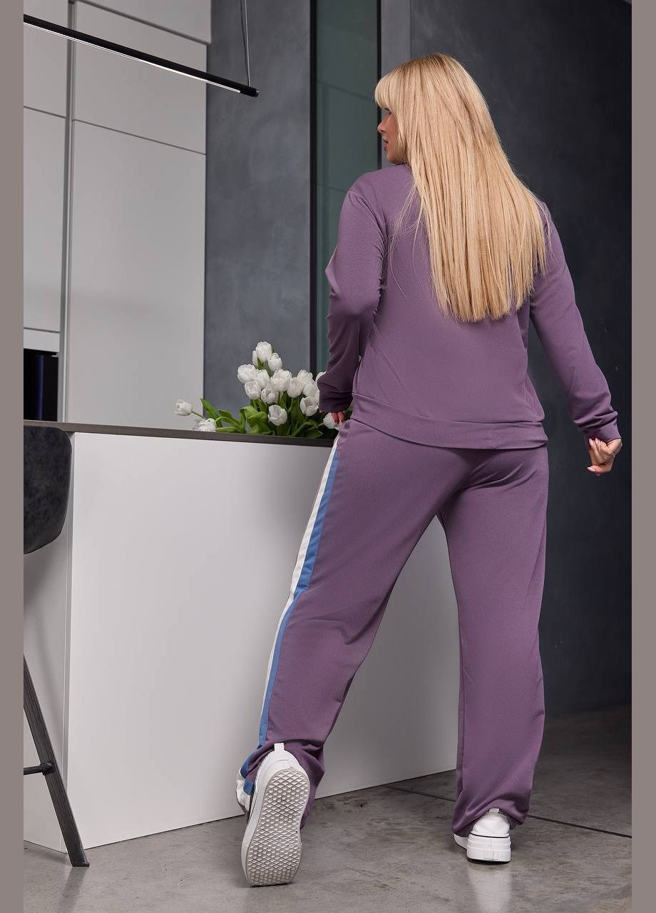 Жіночий спортивний костюм колір фрез-джинс р.50/52 453341 New Trend (286329962)