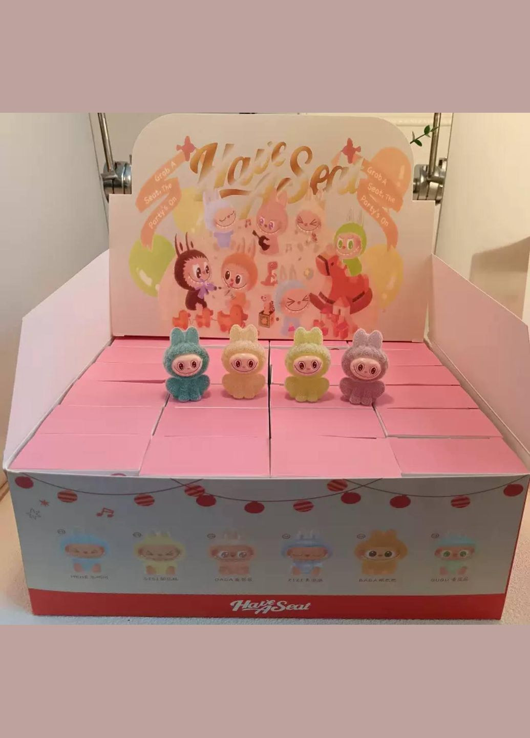 Фигурки Лабубу Labubu "Have a Seat" (blind box/случайная) No Brand (341529679)