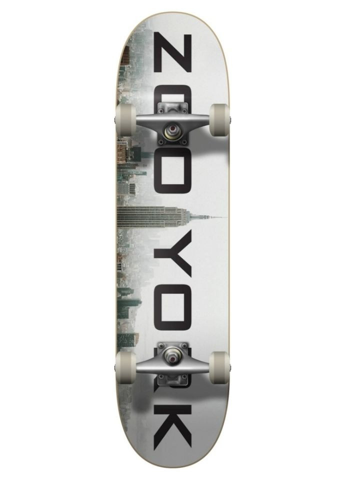 Скейтборд Logo Block Complete (7,75" - Fog) (FRD.036652) Zoo York (315032092)