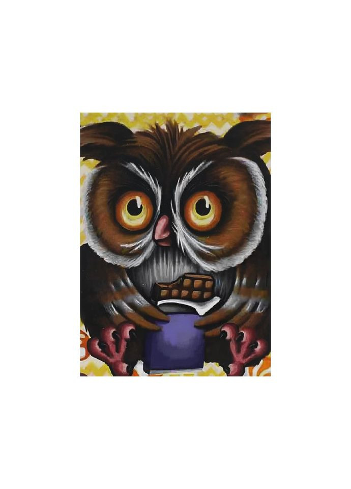 Алмазна мозаїка Сова, (30х20 см) TK Group (317363599)