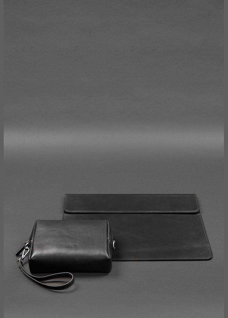 Шкіряний набір Мобільний Універсальний чорний (A-028278) BlankNote (328444781)