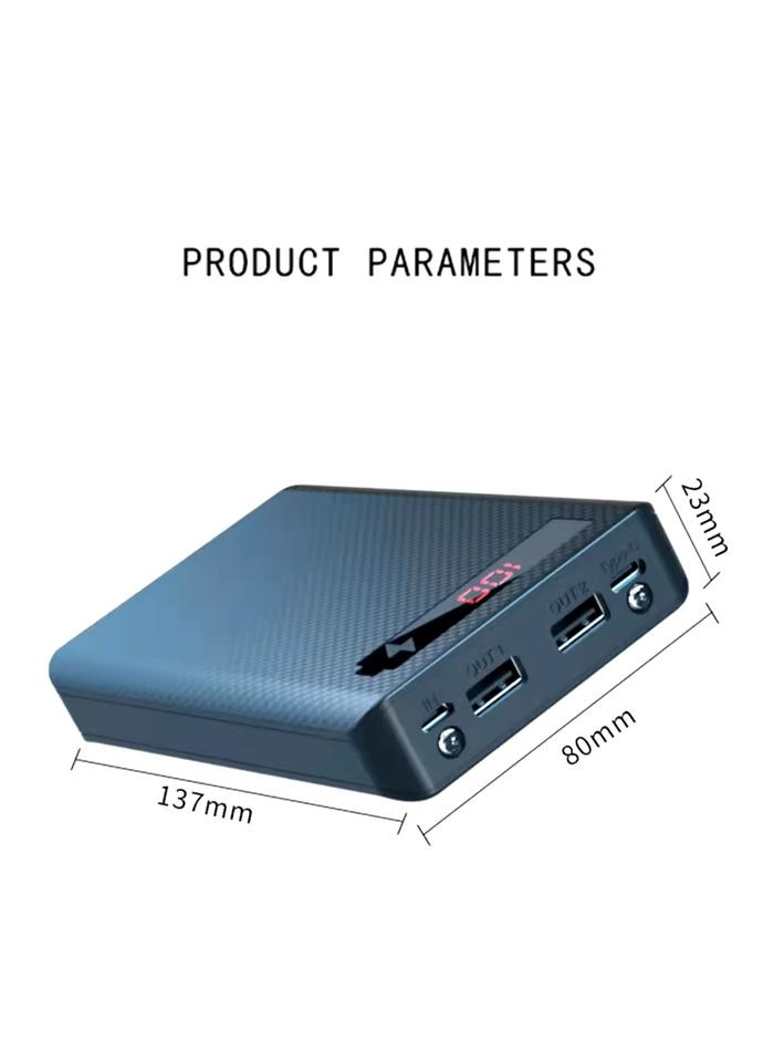 Корпус павербанка под 8*18650 аккумуляторы Dual USB Micro USB Type C Power Bank под сменные аккумуляторы Xiaomi (370456177)