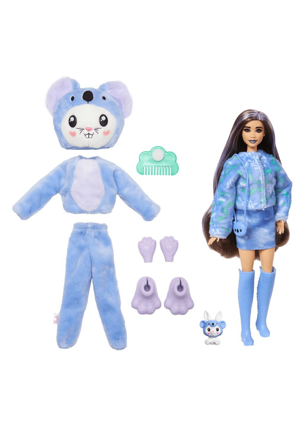 Кукла "Cutie Reveal" серии "Великолепное комбо" кролик в костюме коалы (HRK26) Barbie (315622896)